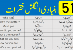 51 Short English Sentences for Beginners with Urdu Translation