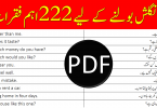 222 Daily Life English Sentences with Urdu Translation