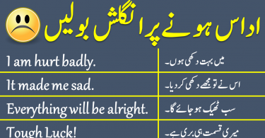 Daily Use Sentences in sadness