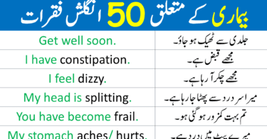 Vocabineer - 121 English Sentences for Daily Use with Urdu