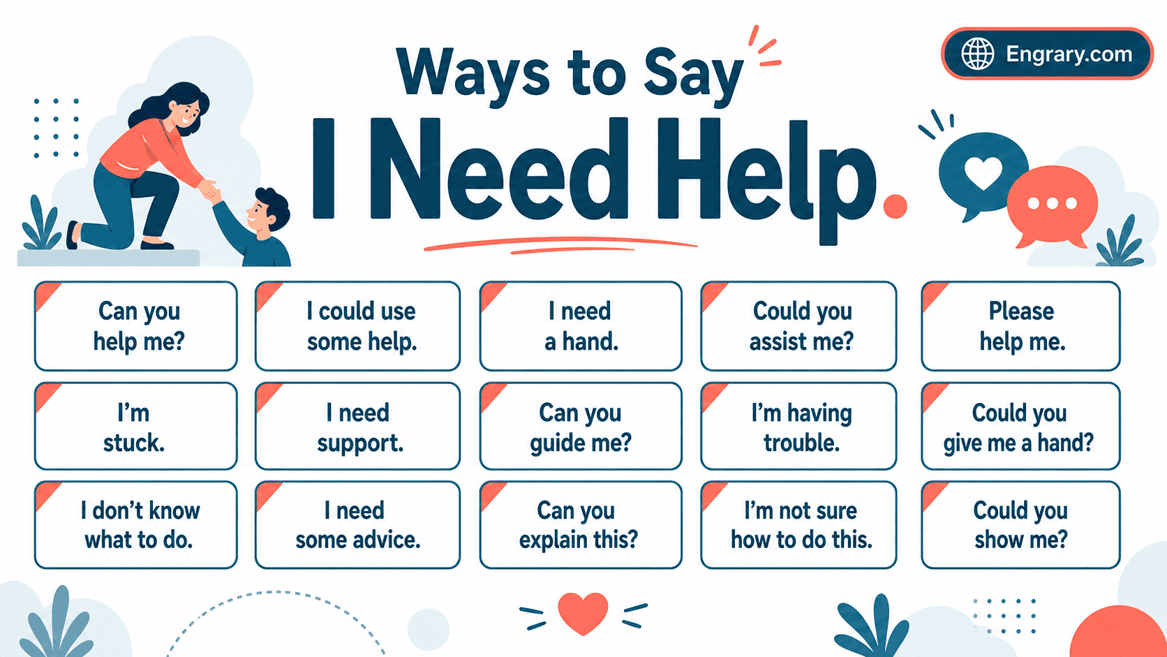 75 Better Ways to Ask Someone for Help in English • Engrary