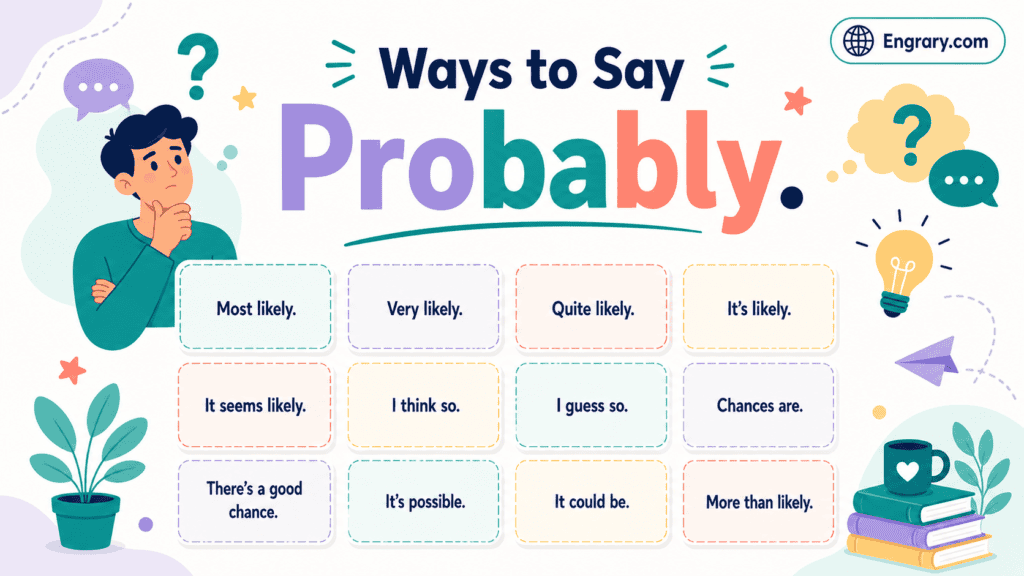 Probably Image Probably Alternatives for Work, Texts, and Daily English • Engrary