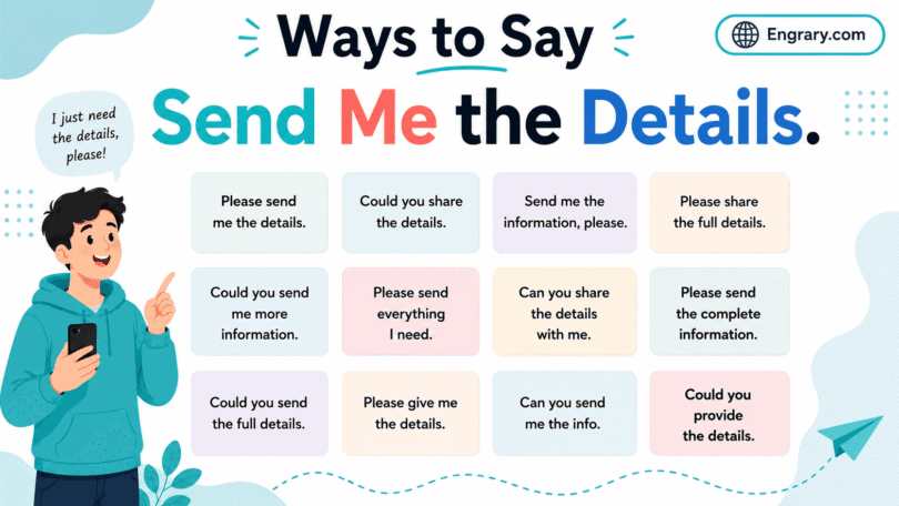 Send Me Sign Professional Ways to Say “Send Me the Details” in English • Engrary