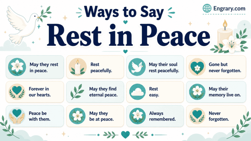 80+ Other Ways to Say Rest in Peace in English • Engrary