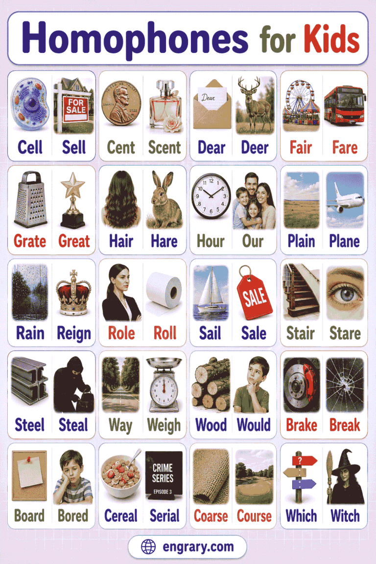Homophones For Rode Homophones for Kids: List, Meanings, and Pictures • Engrary