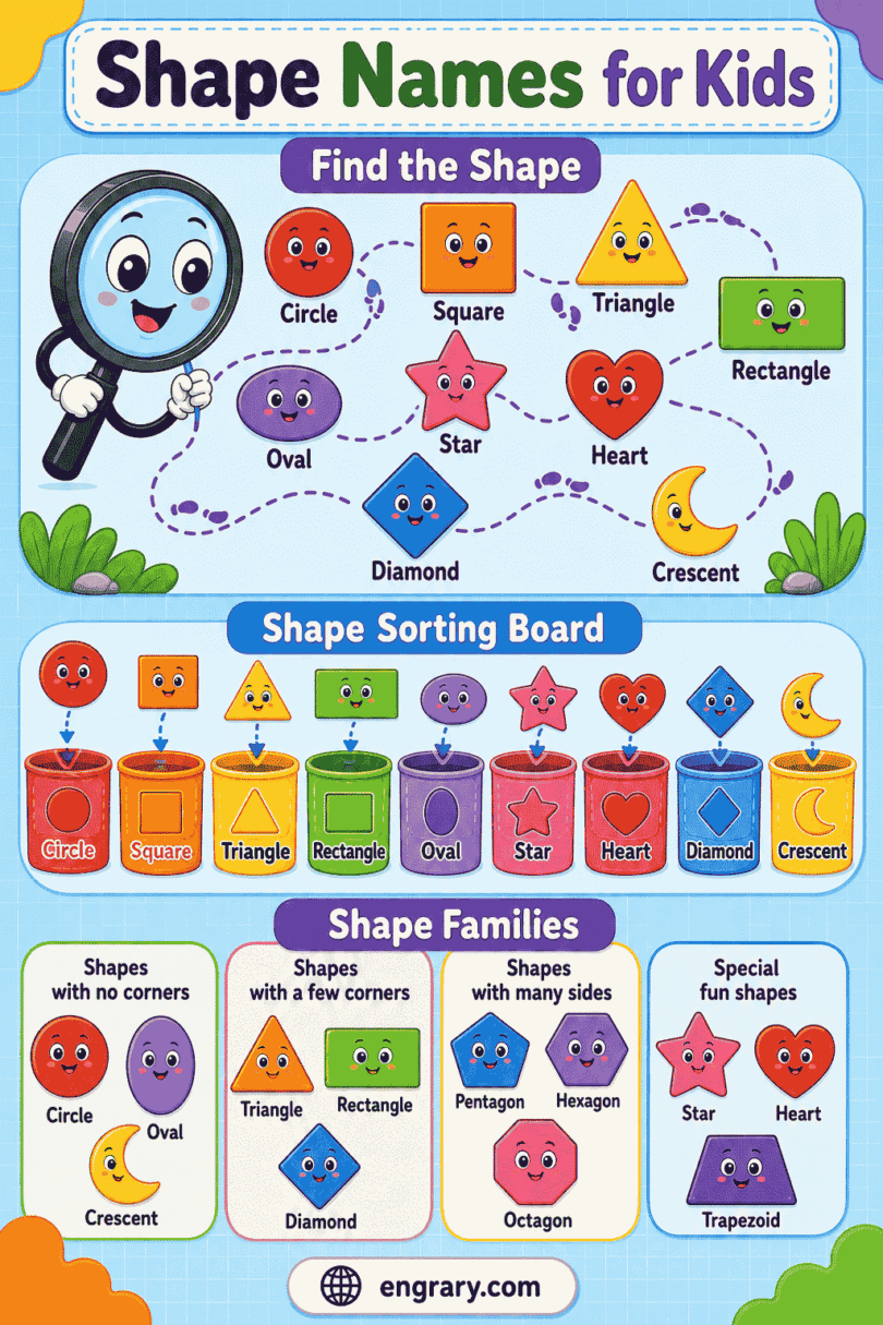 50+ Shape Names for Kids: 2D, 3D, and Real-Life Examples • Engrary